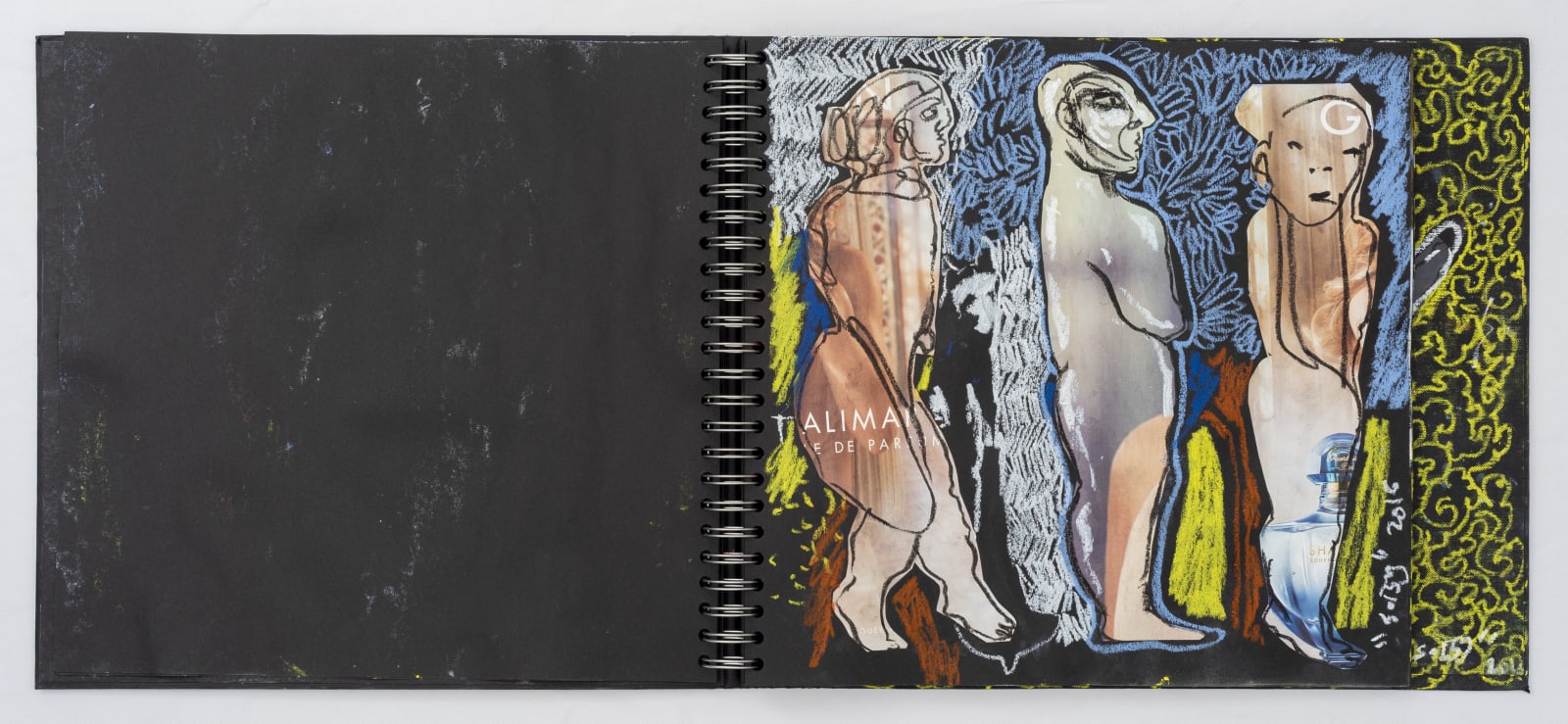 Soly Cissé, Black Book VII (26 collages), 2016