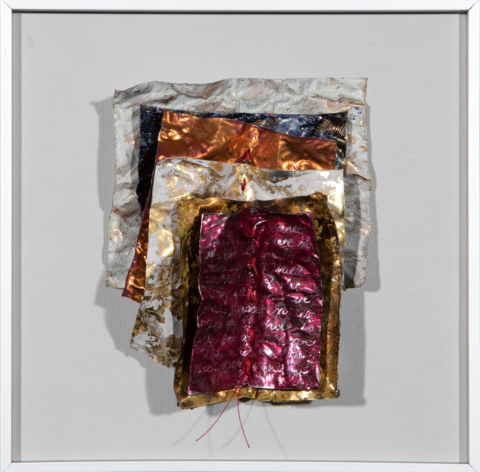 Carolyn Parton, Magenta heart beat, 2018