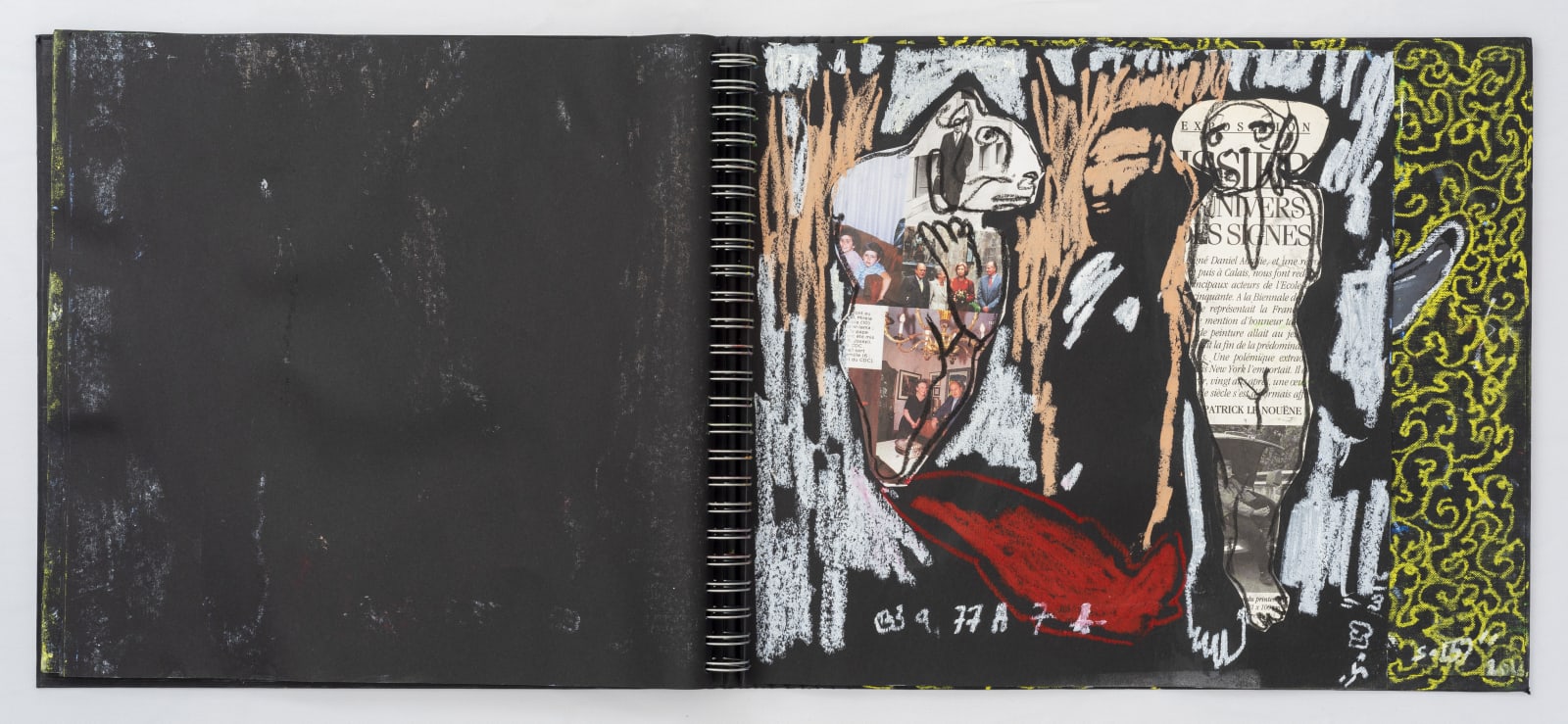 Soly Cissé, Black Book VII (26 collages), 2016