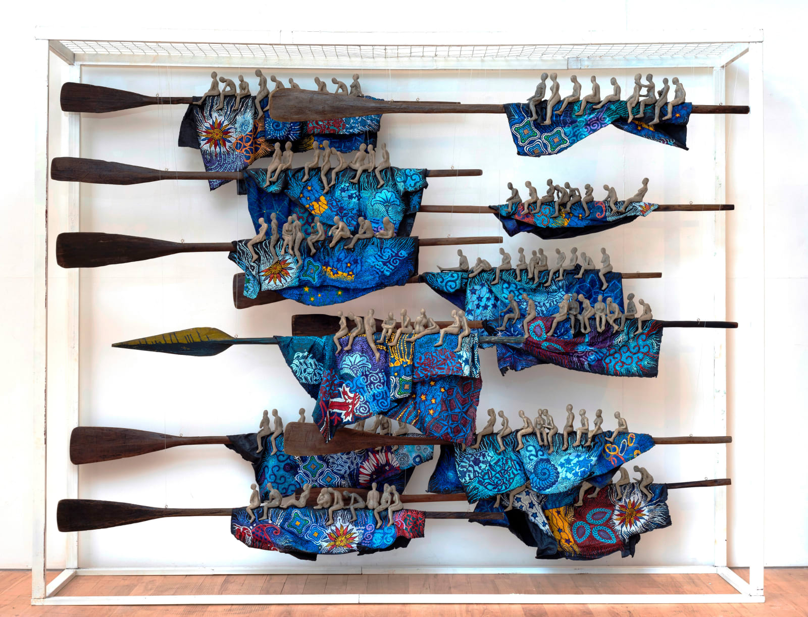 Péju Alatise, Bluer on the other side (The problem with immigration) 6oars, 2018