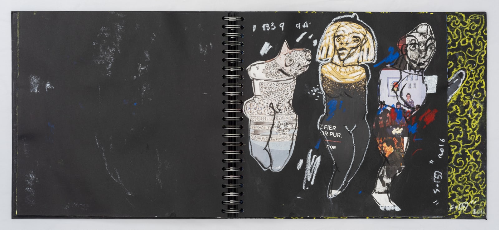 Soly Cissé, Black Book VII (26 collages), 2016