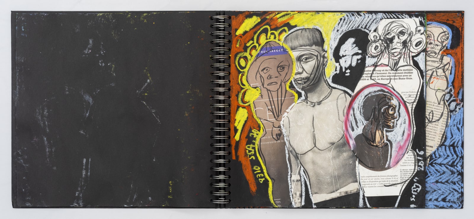 Soly Cissé, Black Book V (26 collages), 2016