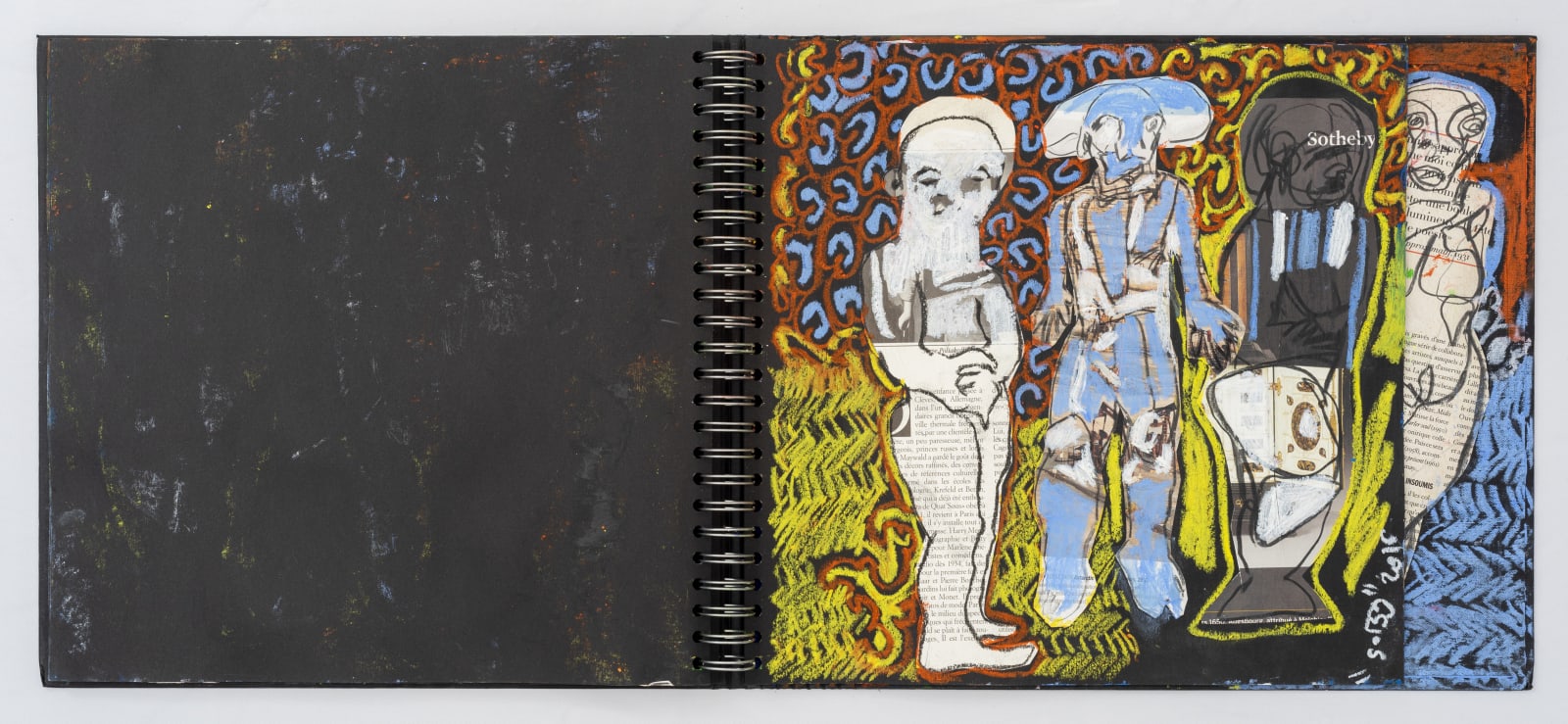 Soly Cissé, Black Book V (26 collages), 2016