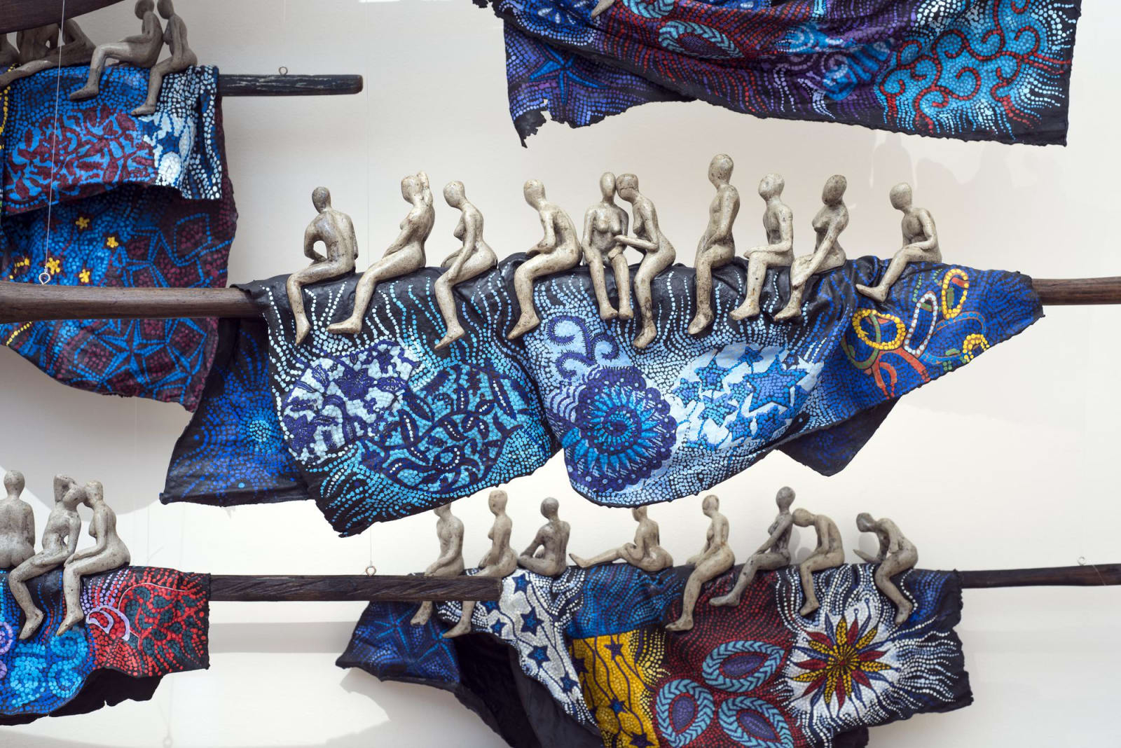 Péju Alatise, Bluer on the other side (The problem with immigration) 5 oars, 2018