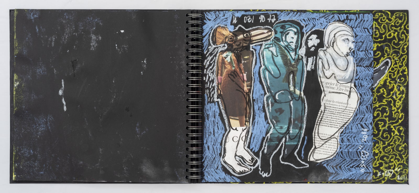 Soly Cissé, Black Book VII (26 collages), 2016