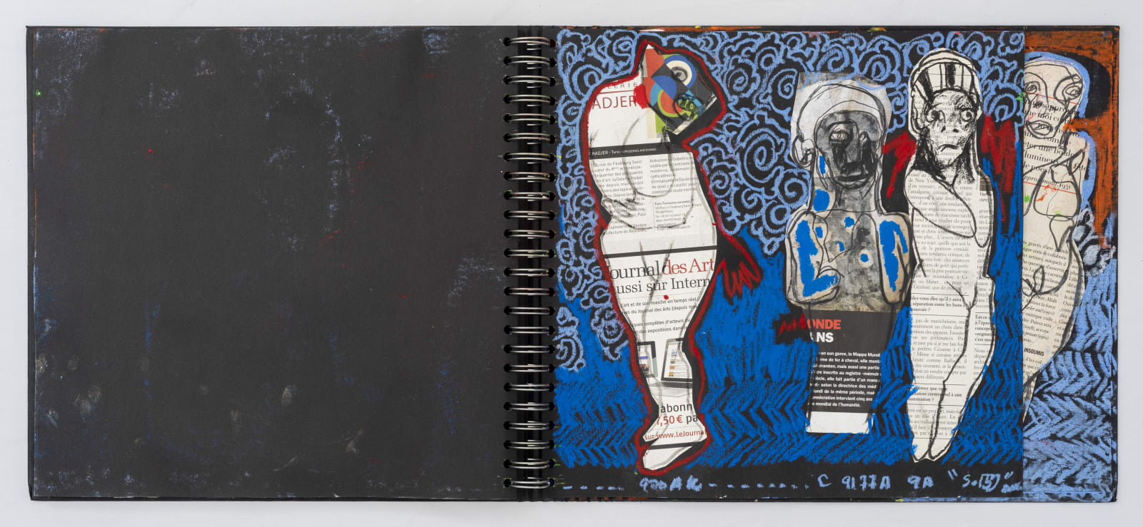 Soly Cissé, Black Book V (26 collages), 2016