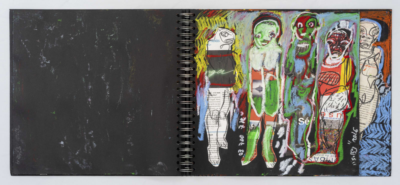 Soly Cissé, Black Book V (26 collages), 2016