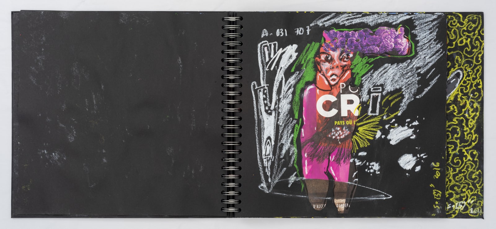 Soly Cissé, Black Book VII (26 collages), 2016