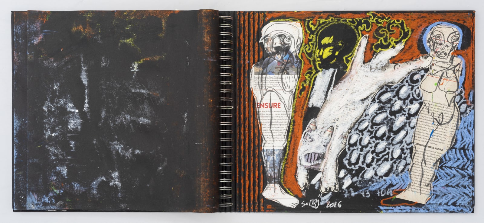 Soly Cissé, Black Book V (26 collages), 2016
