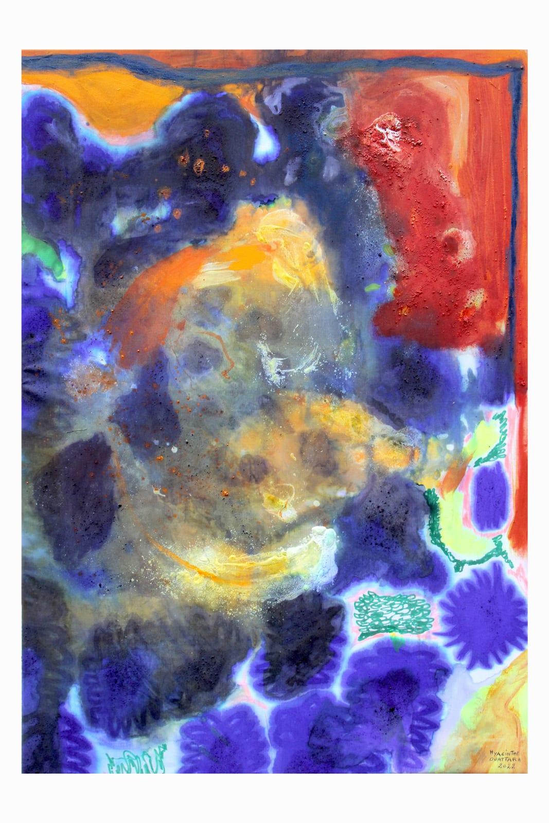 Hyacinthe Ouattara, Blue light, 2022