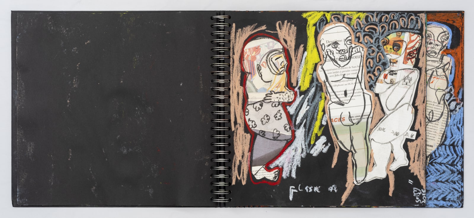 Soly Cissé, Black Book V (26 collages), 2016