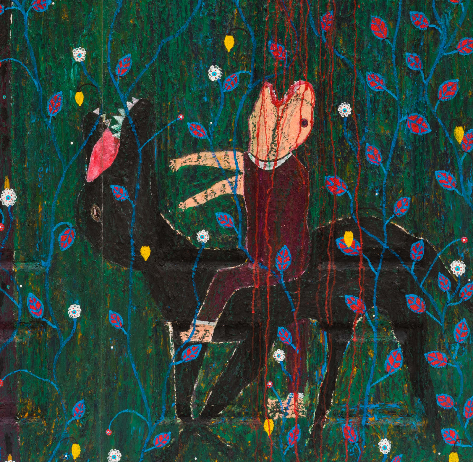 Adjani Okpu-Egbe, Fabricated Anthropology (Quadriptych), 2019