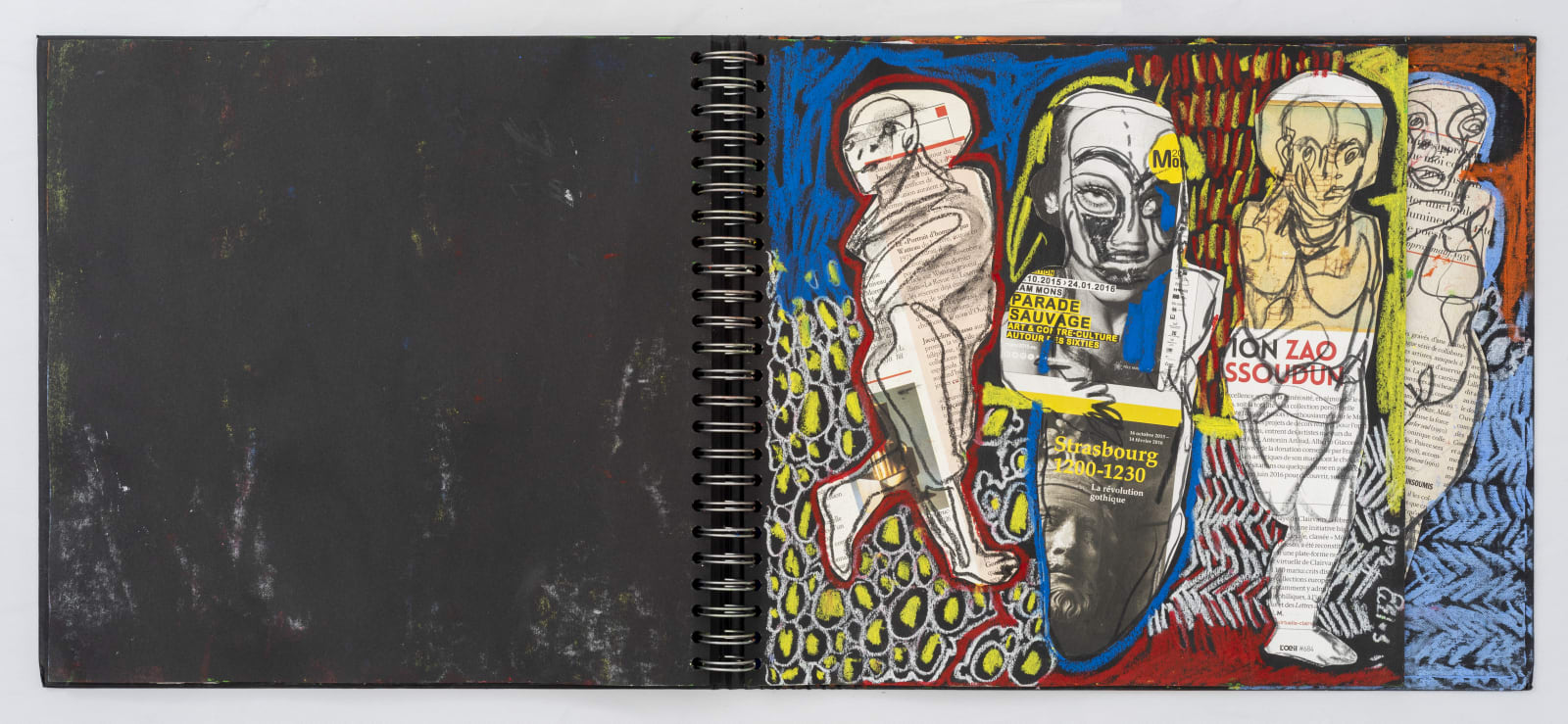 Soly Cissé, Black Book V (26 collages), 2016