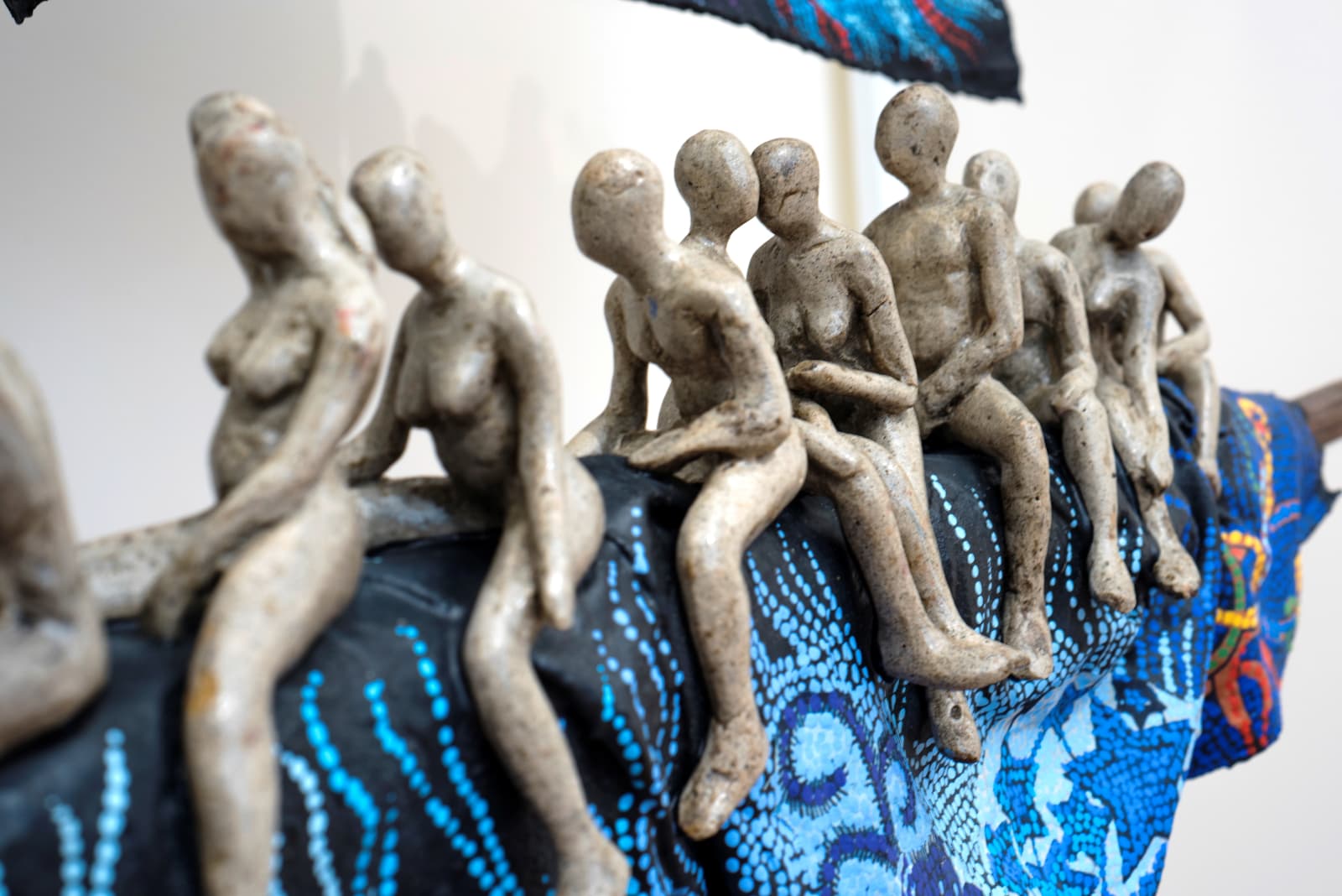 Péju Alatise, Bluer on the other side (The problem with immigration), 2018