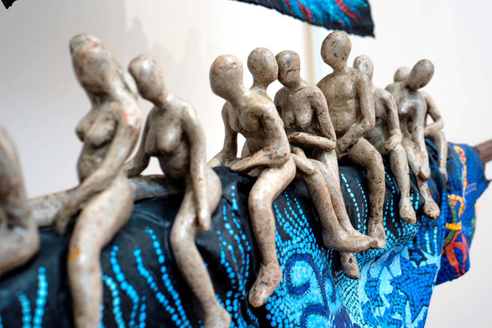 Péju Alatise, Bluer on the other side (The problem with immigration) 7 oars, 2018