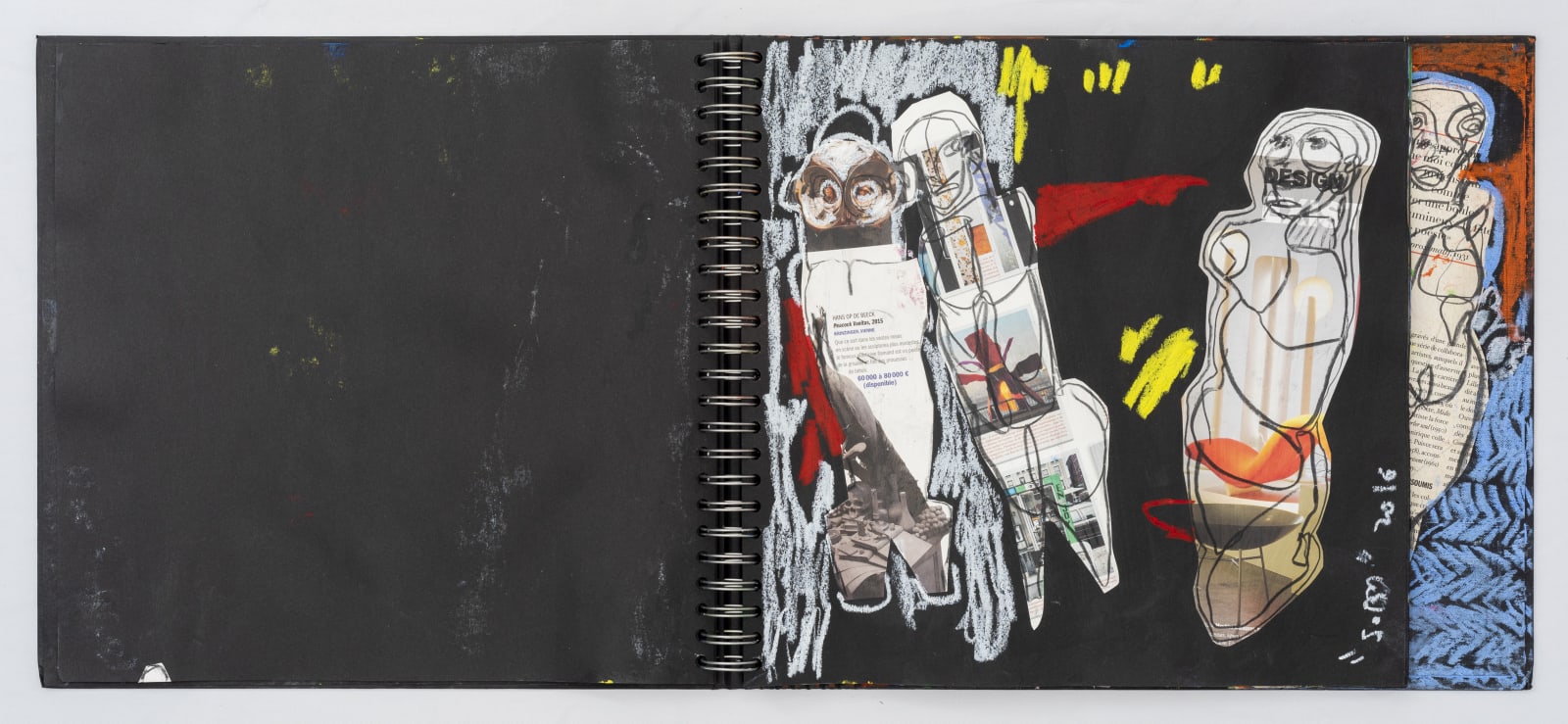 Soly Cissé, Black Book V (26 collages), 2016