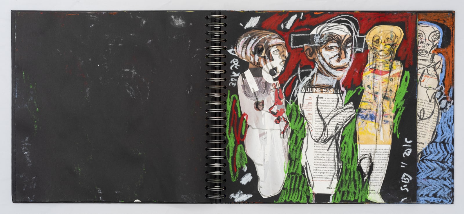 Soly Cissé, Black Book V (26 collages), 2016