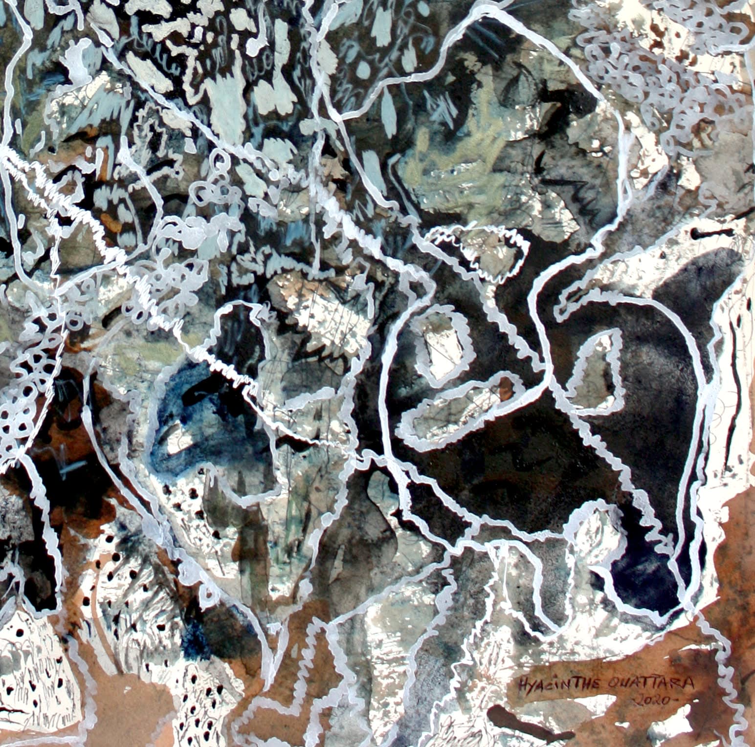 Hyacinthe Ouattara, Human Mapping I, 2020