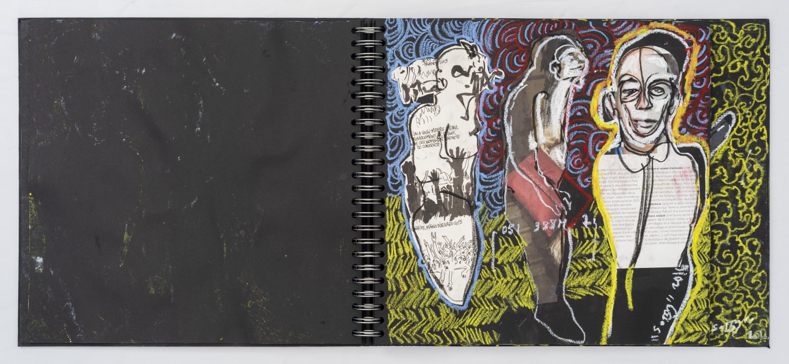 Soly Cissé, Black Book VII (26 collages), 2016