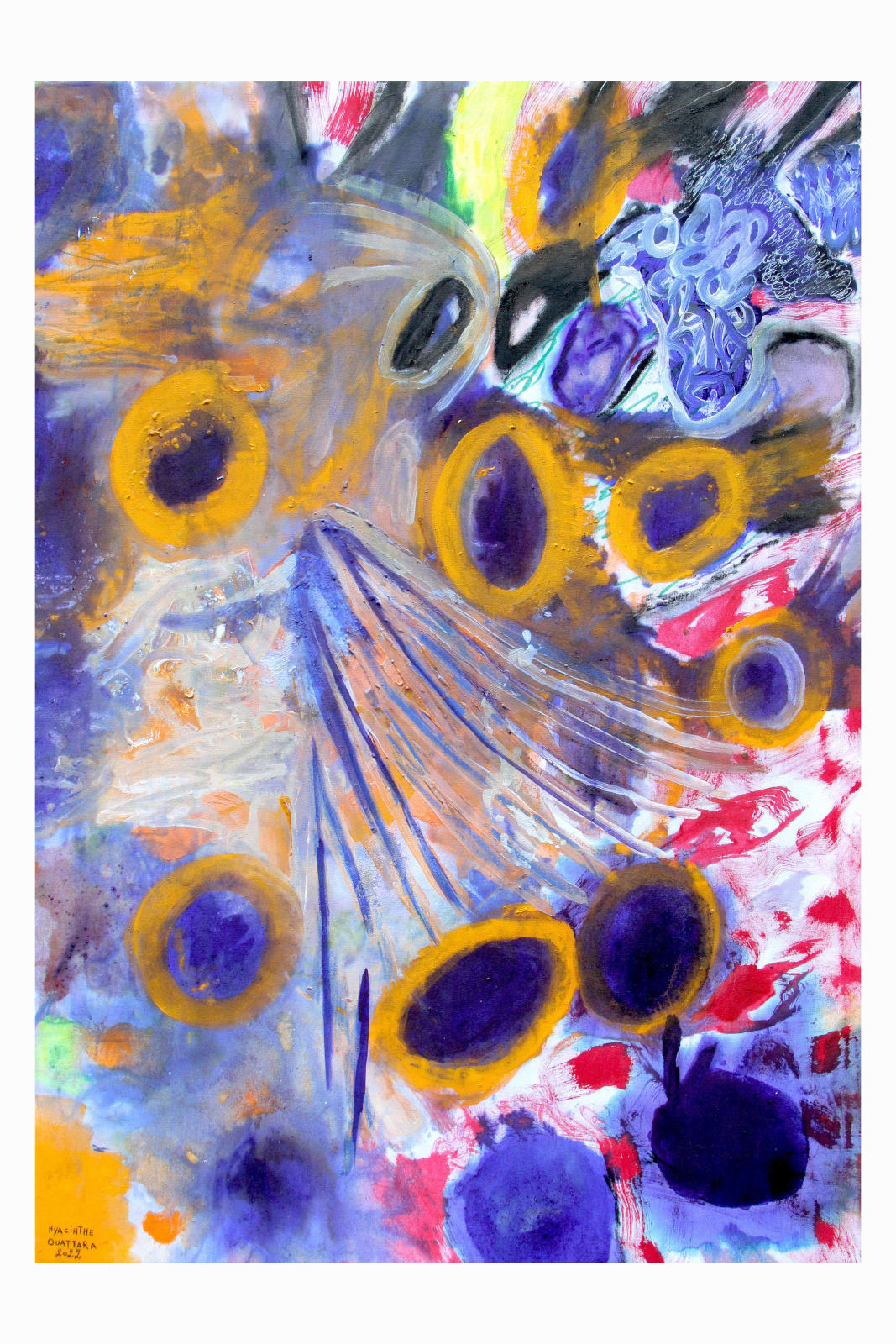 Hyacinthe Ouattara, Sunflower IV, 2022