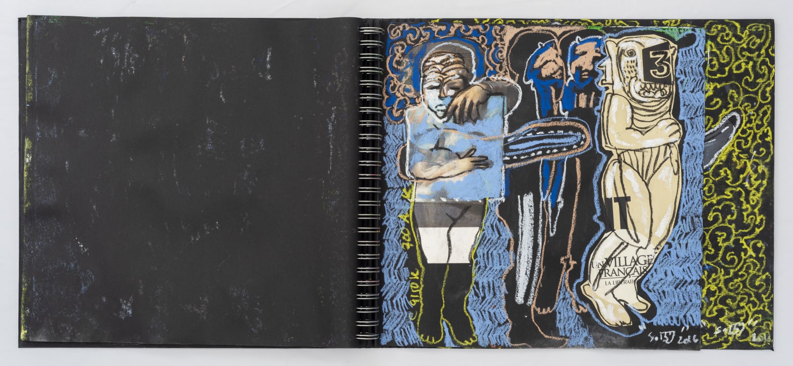 Soly Cissé, Black Book VII (26 collages), 2016