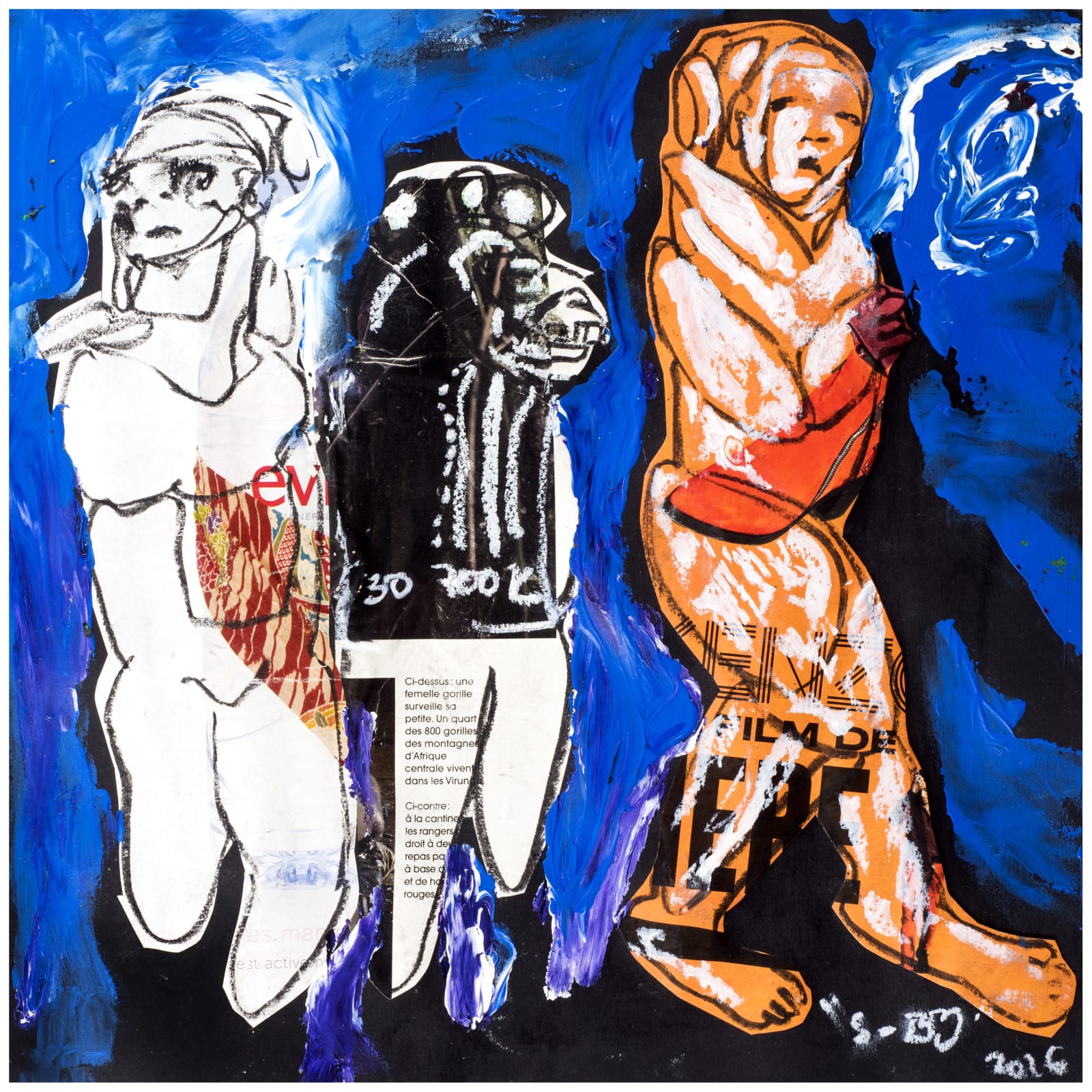 Soly Cissé, Untitled 25 (Black Book Project 1), 2016