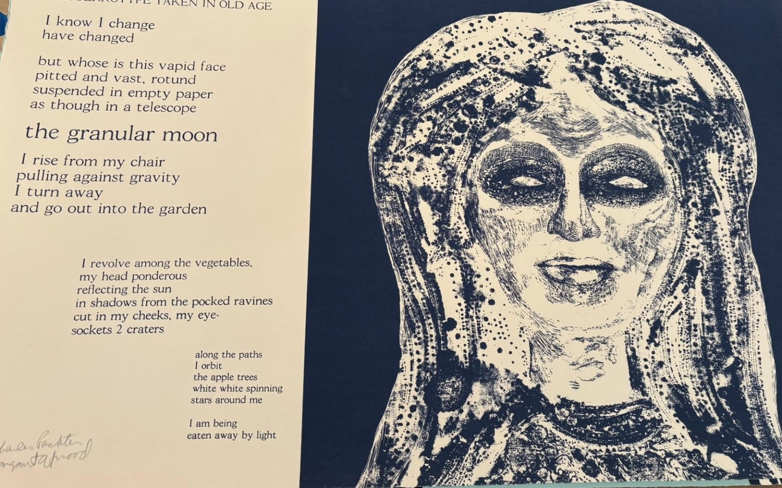 Charles Pachter, the granular moon