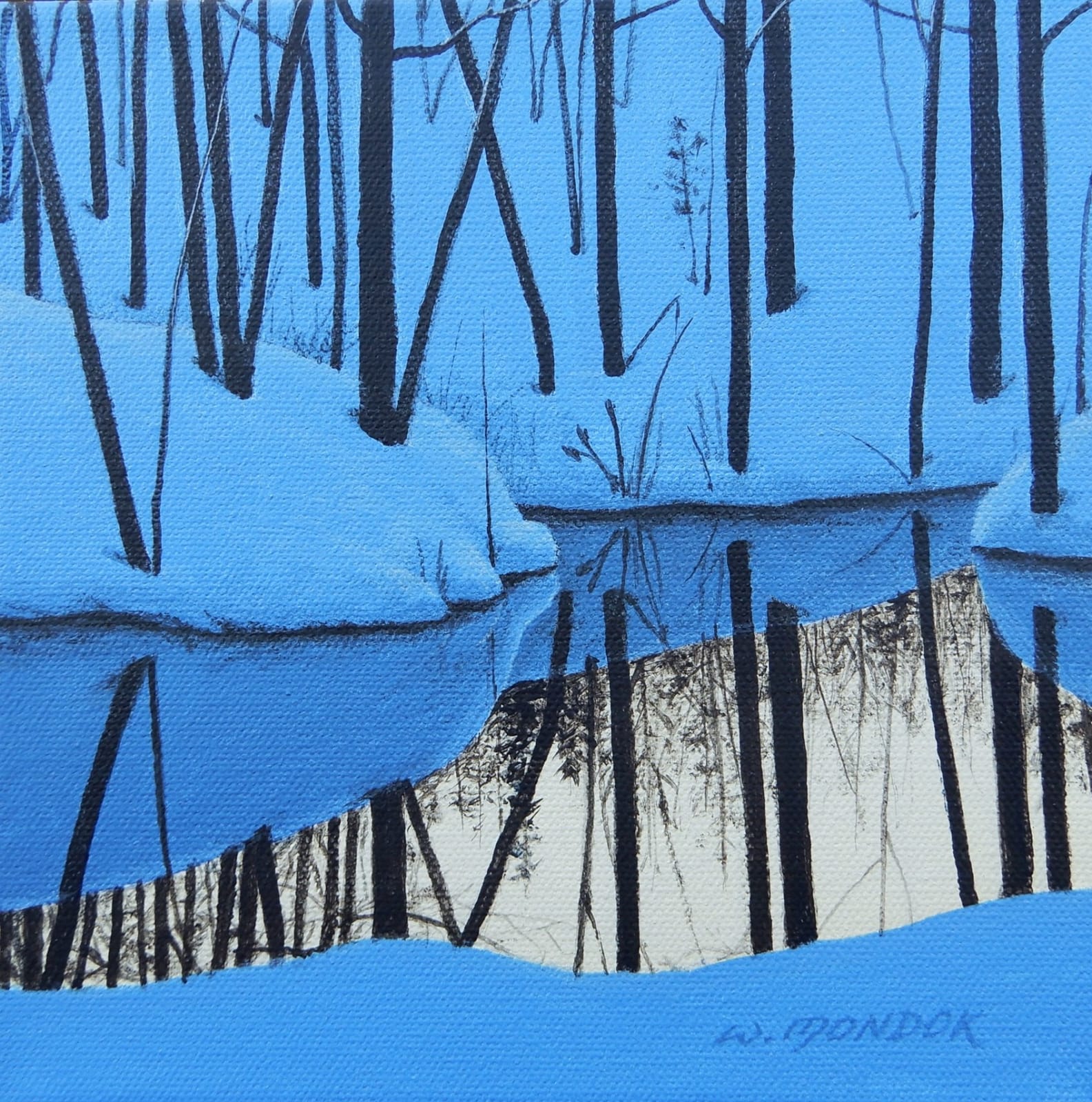 Wayne Mondok, Winter Pond Study 2