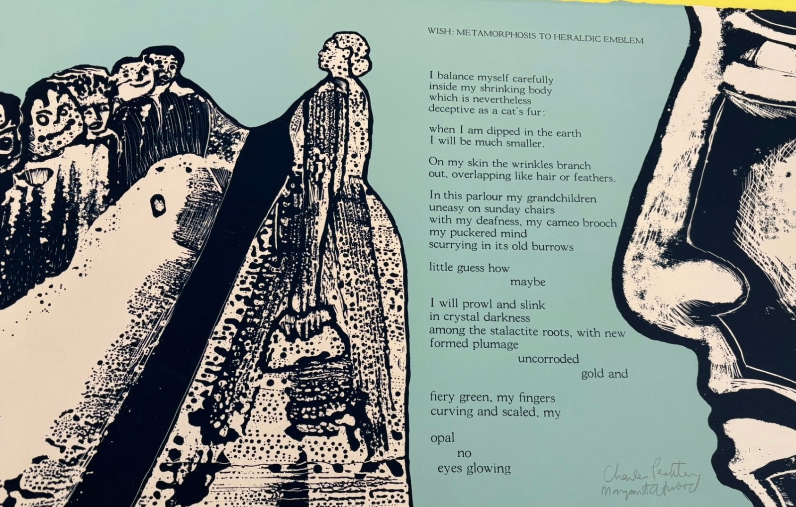 Charles Pachter, WISH: METAMORPHOSIS TO HERALDIC EMBLEM