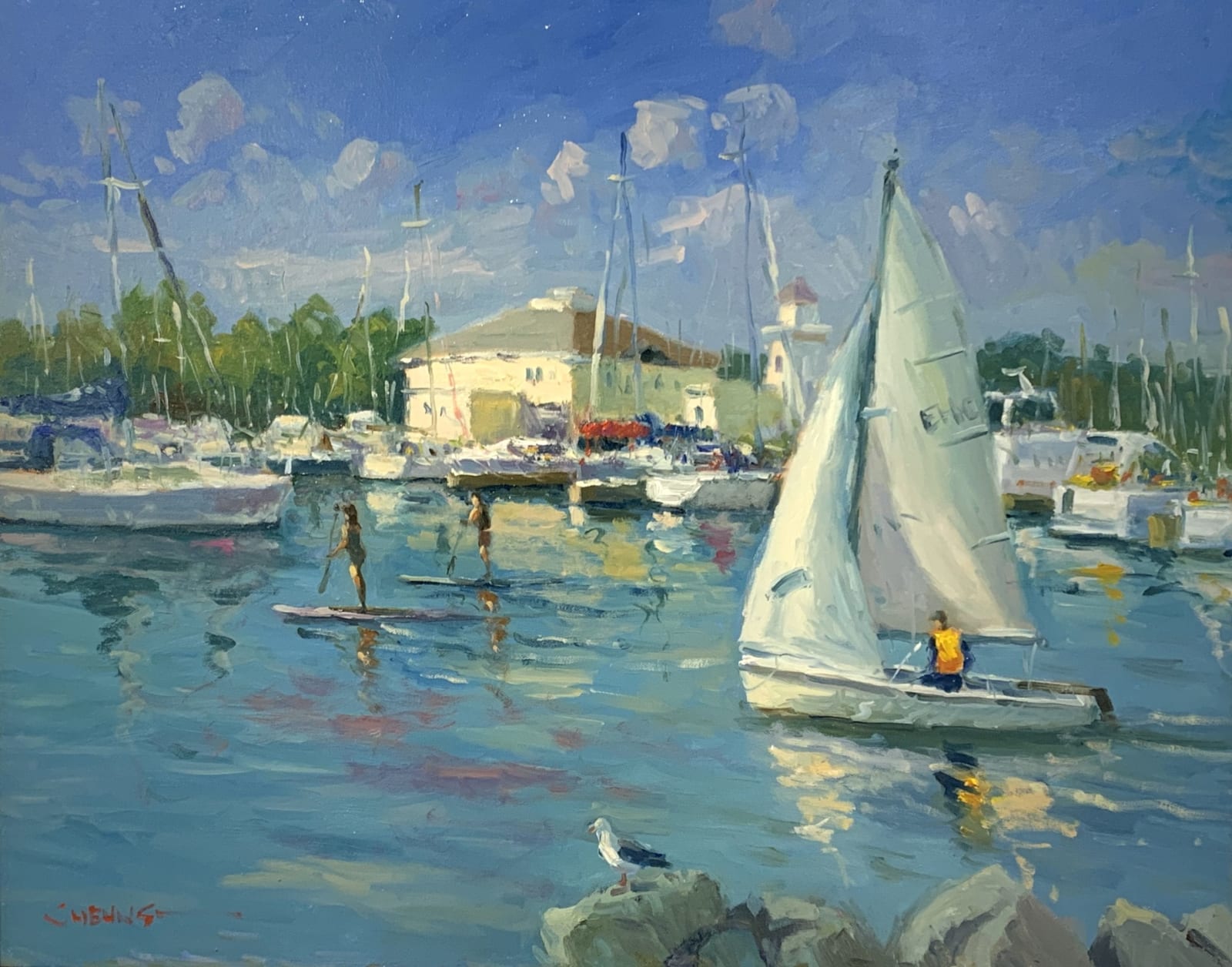 Peter Cheung, A Day at Bronte Marina
