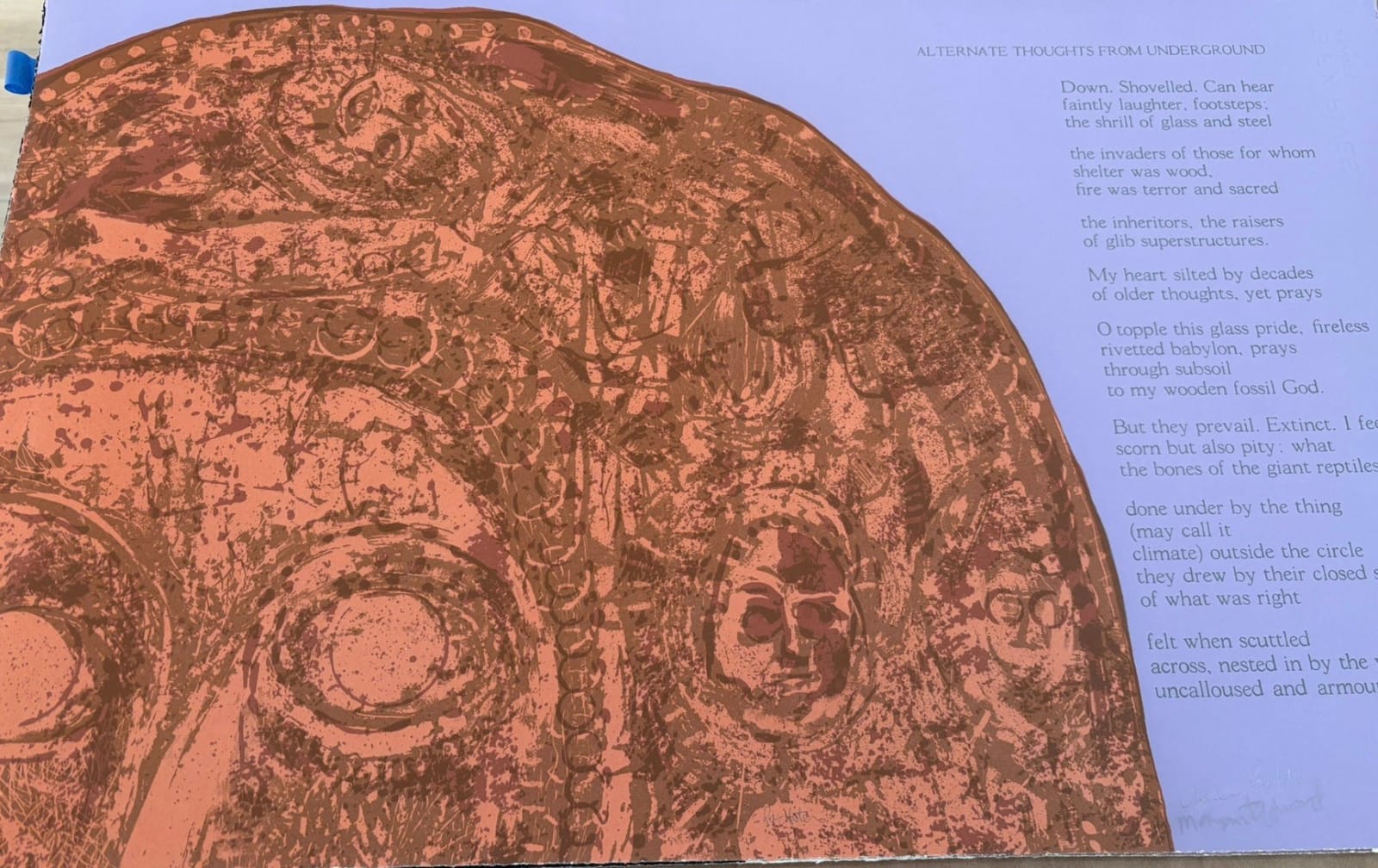 Charles Pachter, ALTERNATE THOUGHTS FROM UNDERGROUND