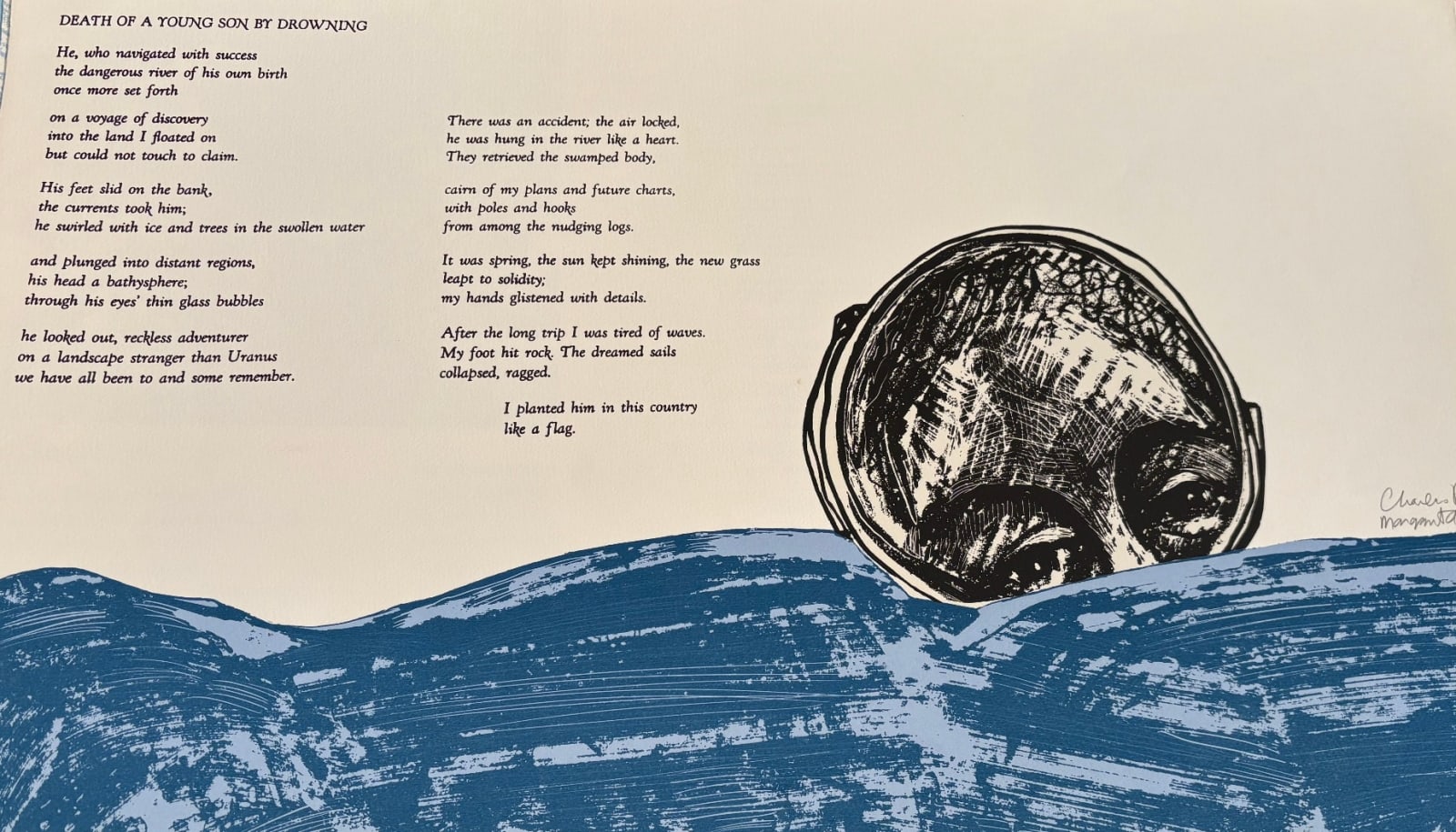 Charles Pachter, DEATH OF A YOUNG SON BY DROWNING