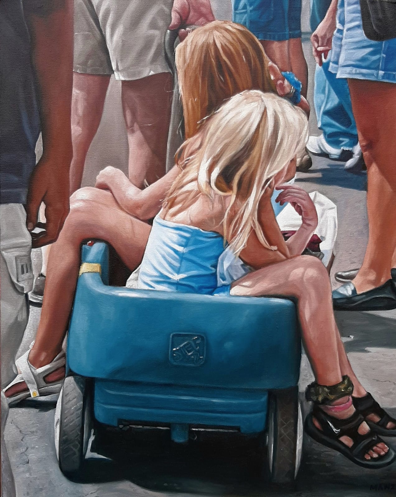 Sandra Manzi, Step Left or Right, 2023
