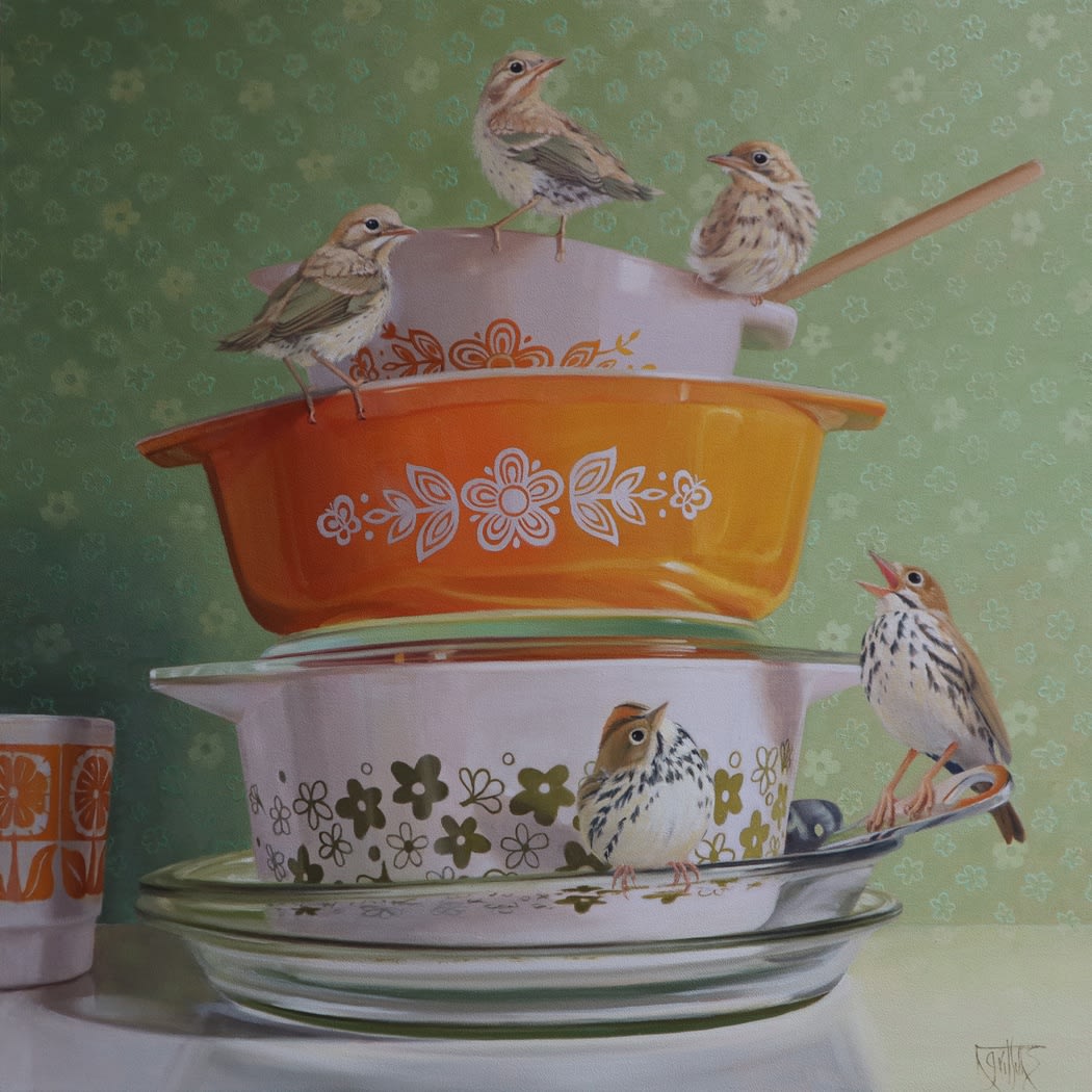 Helen Griffiths, Feeding the Brood, 2023