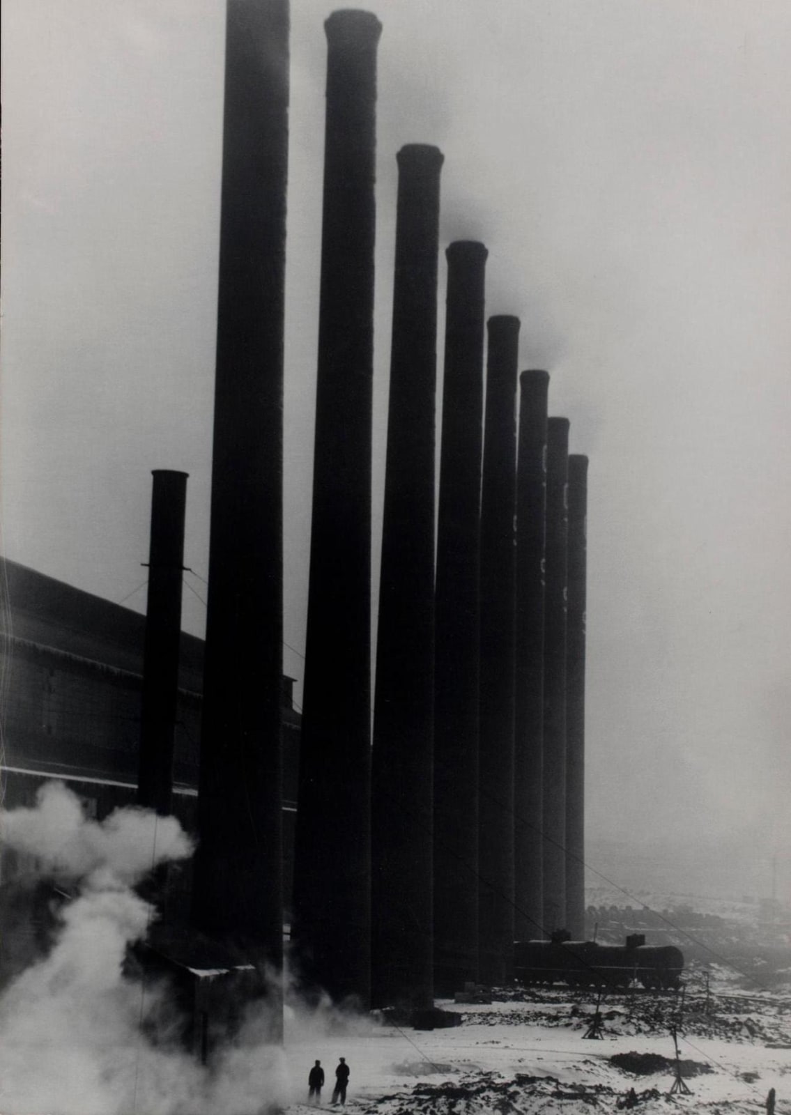Margaret Bourke-White, The Towering Smokestacks of the Otis Steel Co, Cleveland, 1927-1928