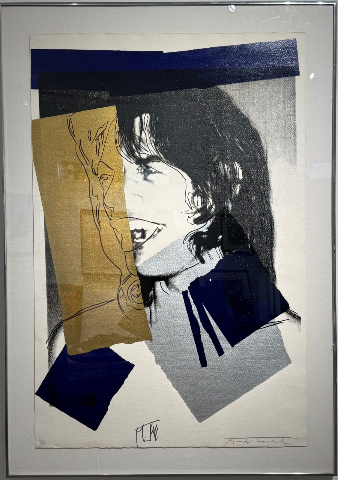 Andy Warhol, Mick Jagger, 1975