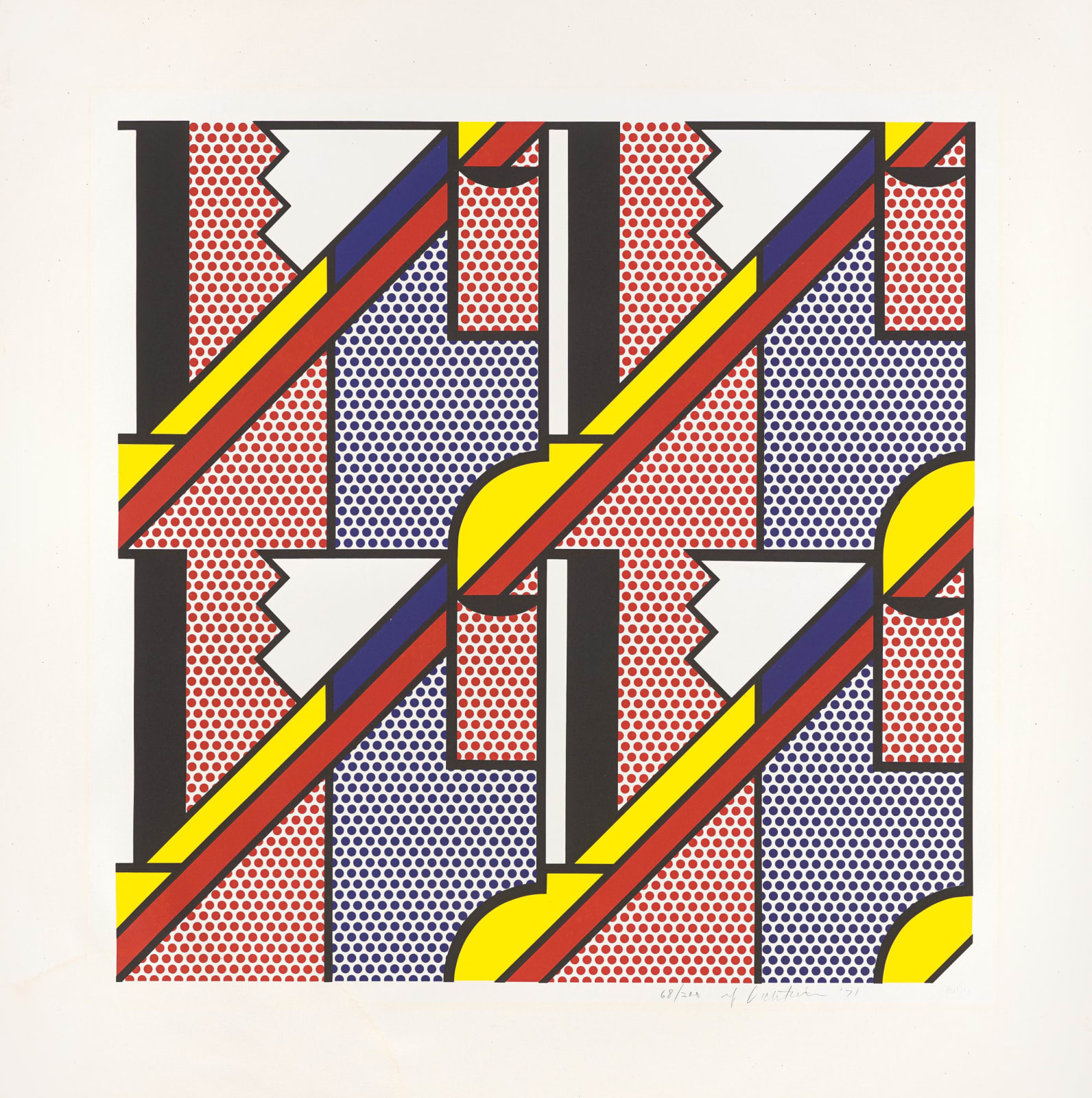 Roy Lichtenstein, Modern Print, 1971