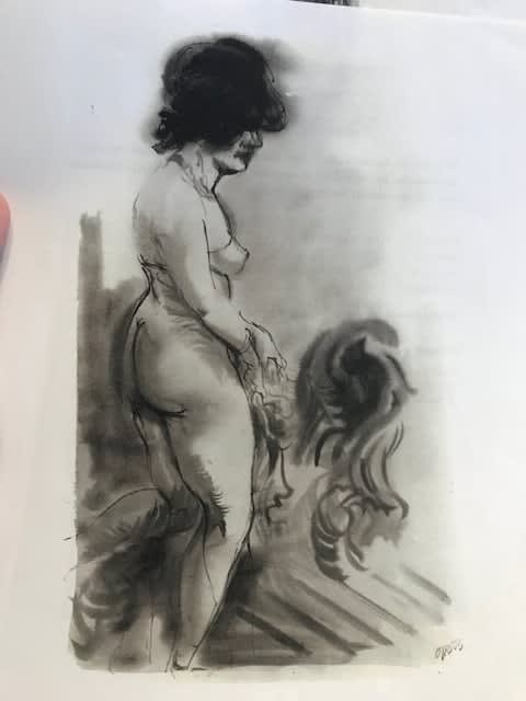 George Grosz, Female Nude