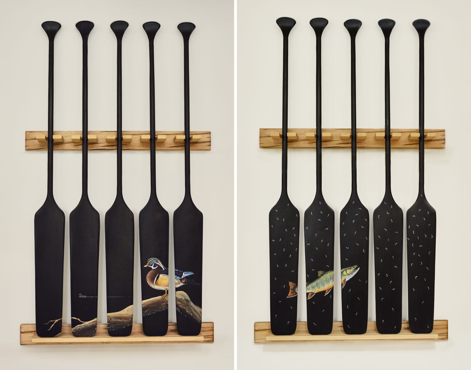Andrew Thompson, Wood Ducks/ Brook Trout and Chironomids, 2023
