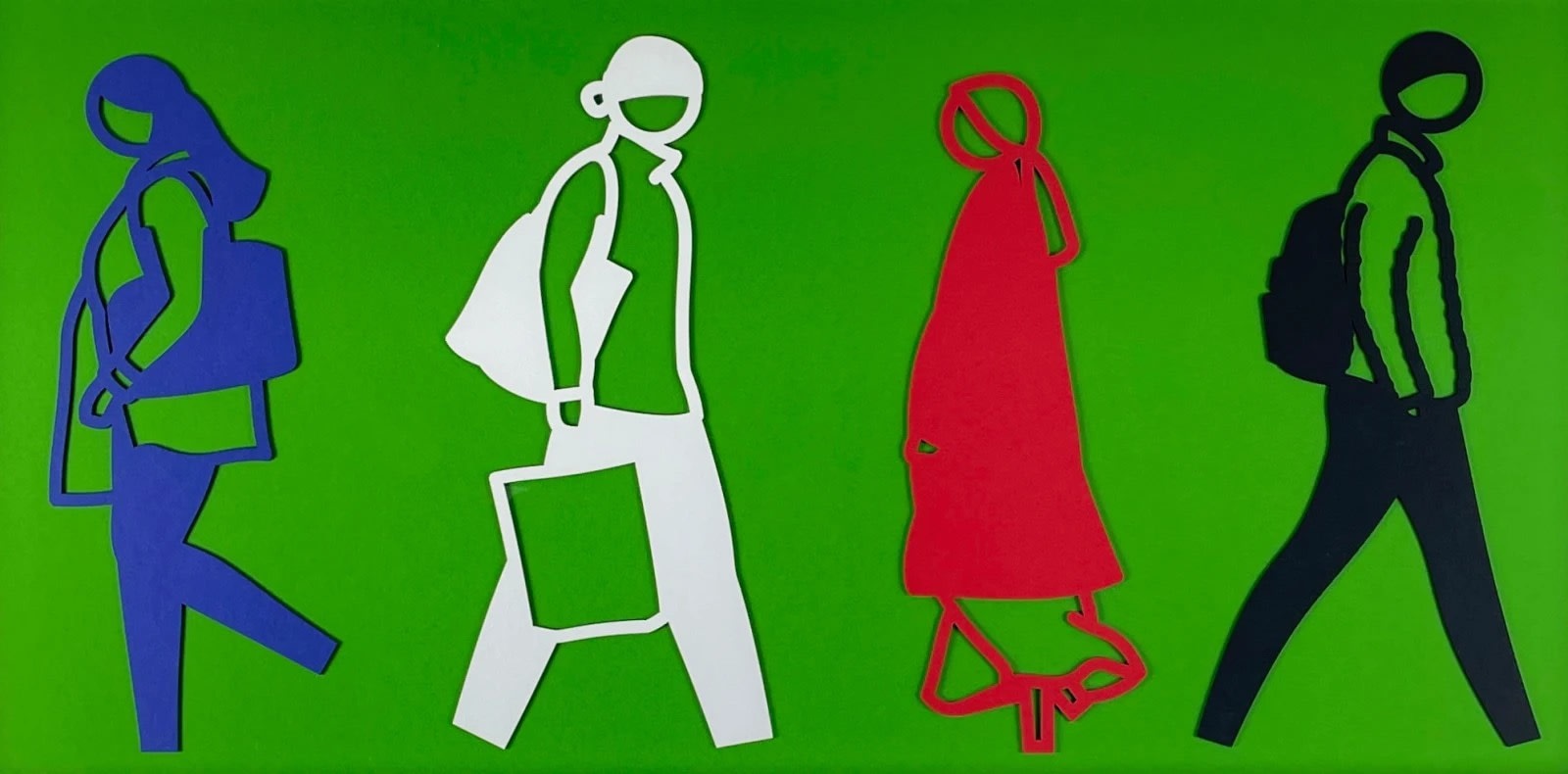 Julian Opie, The Street #5, 2020