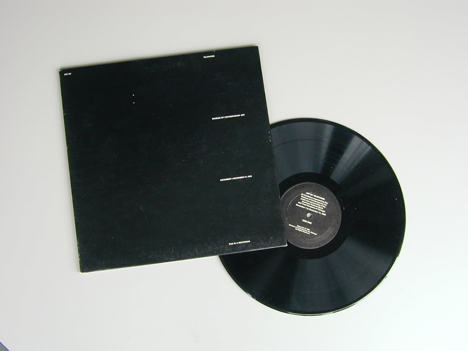Art by Telephone, [Original Vinyl LP Record in Original Gatefold Cover]