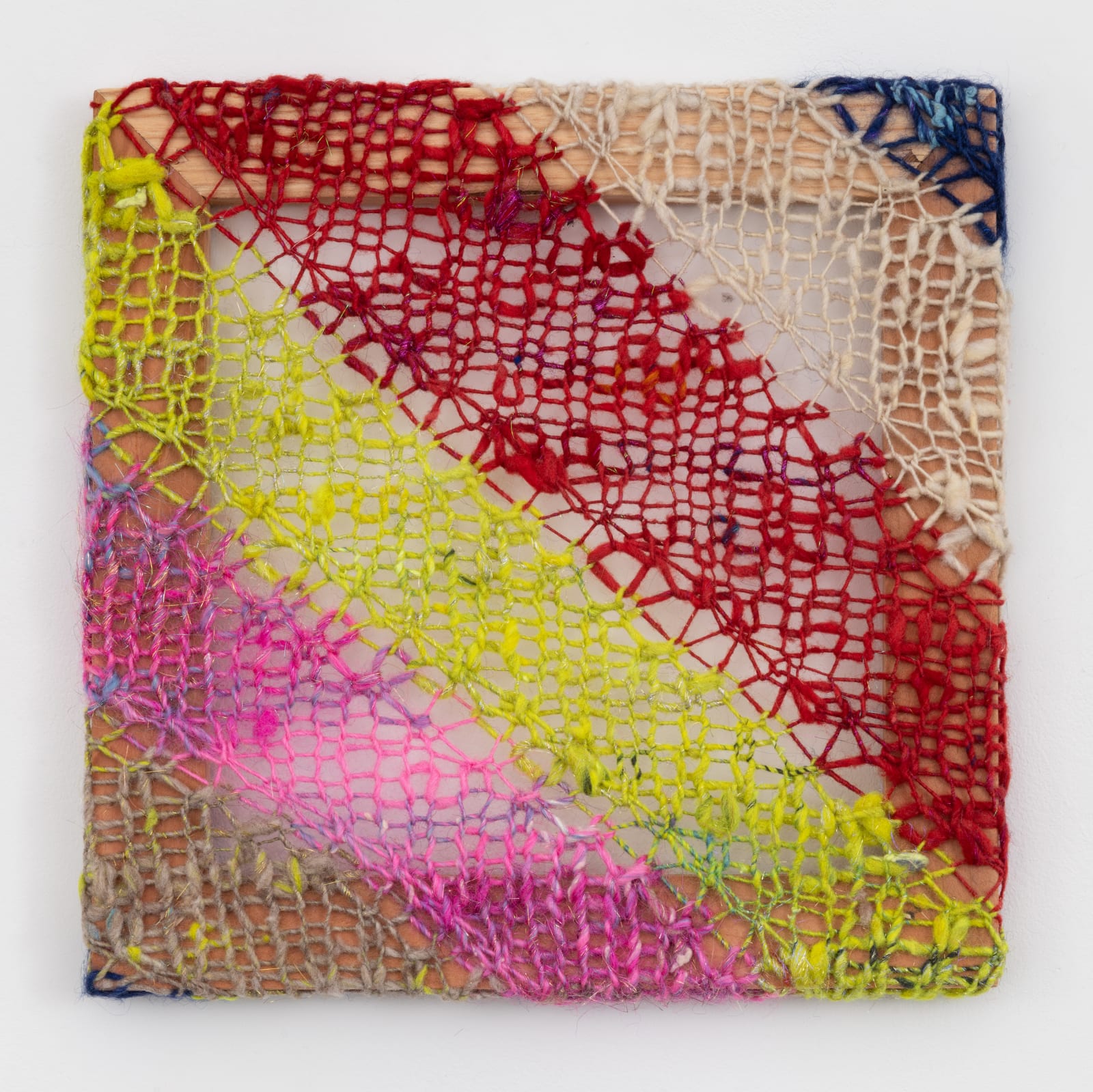 Abstract knitted square