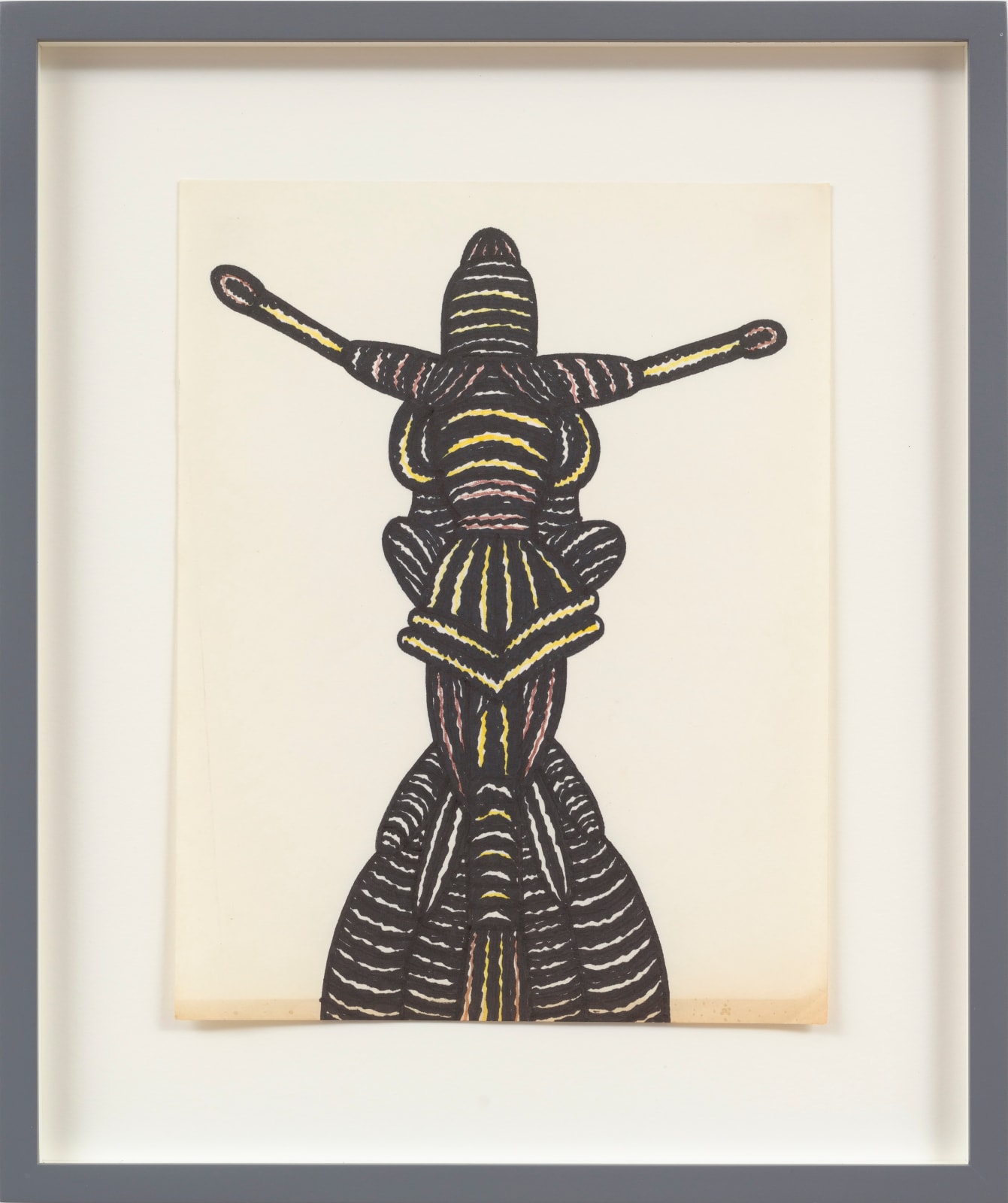 Abstract figure on paper