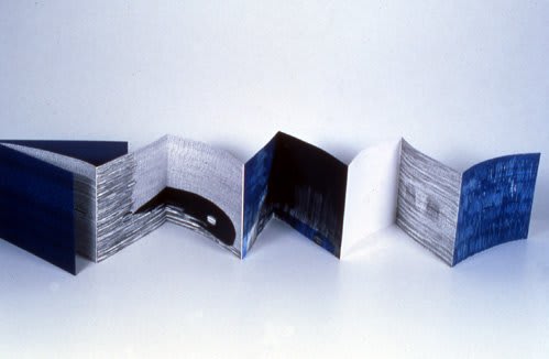Artist's accordian fold book