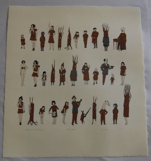 MARCEL DZAMA, citizens of regimentation, 2004