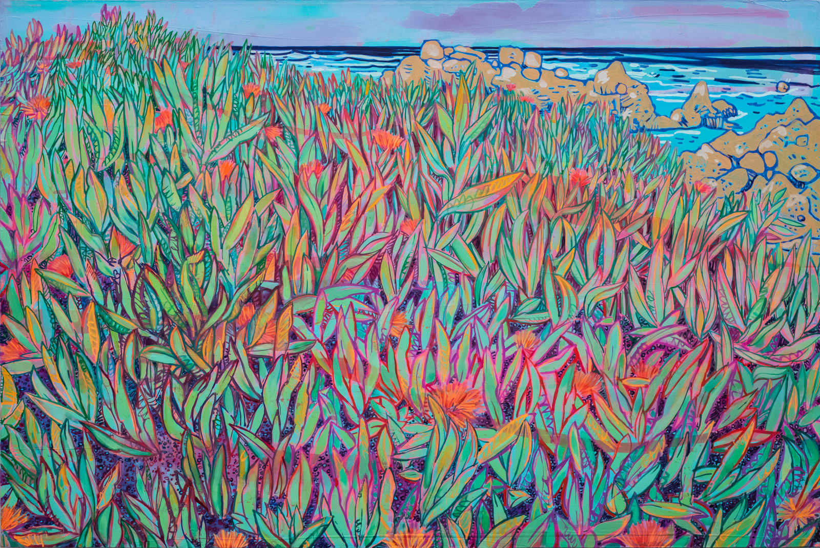 HOPE GANGLOFF, Icicle Weeds on Monterey Bay/Spring, 2019