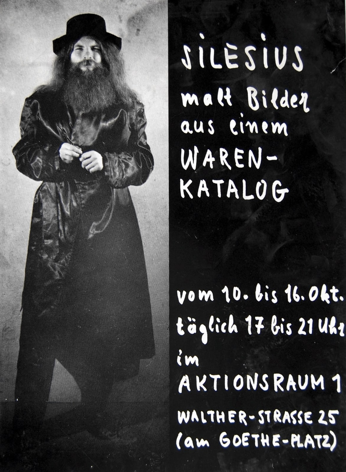 Poster from Aktionsraum 1, rabbi