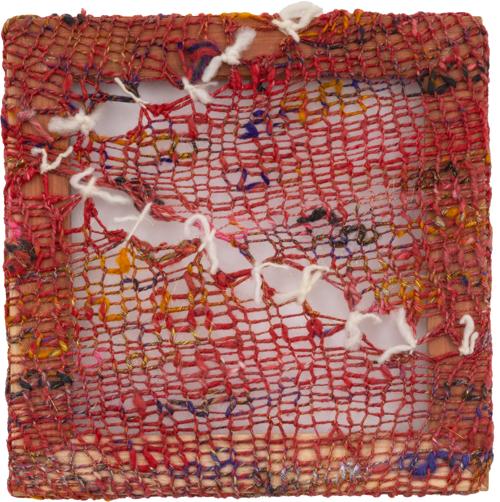 Abstract knitted square