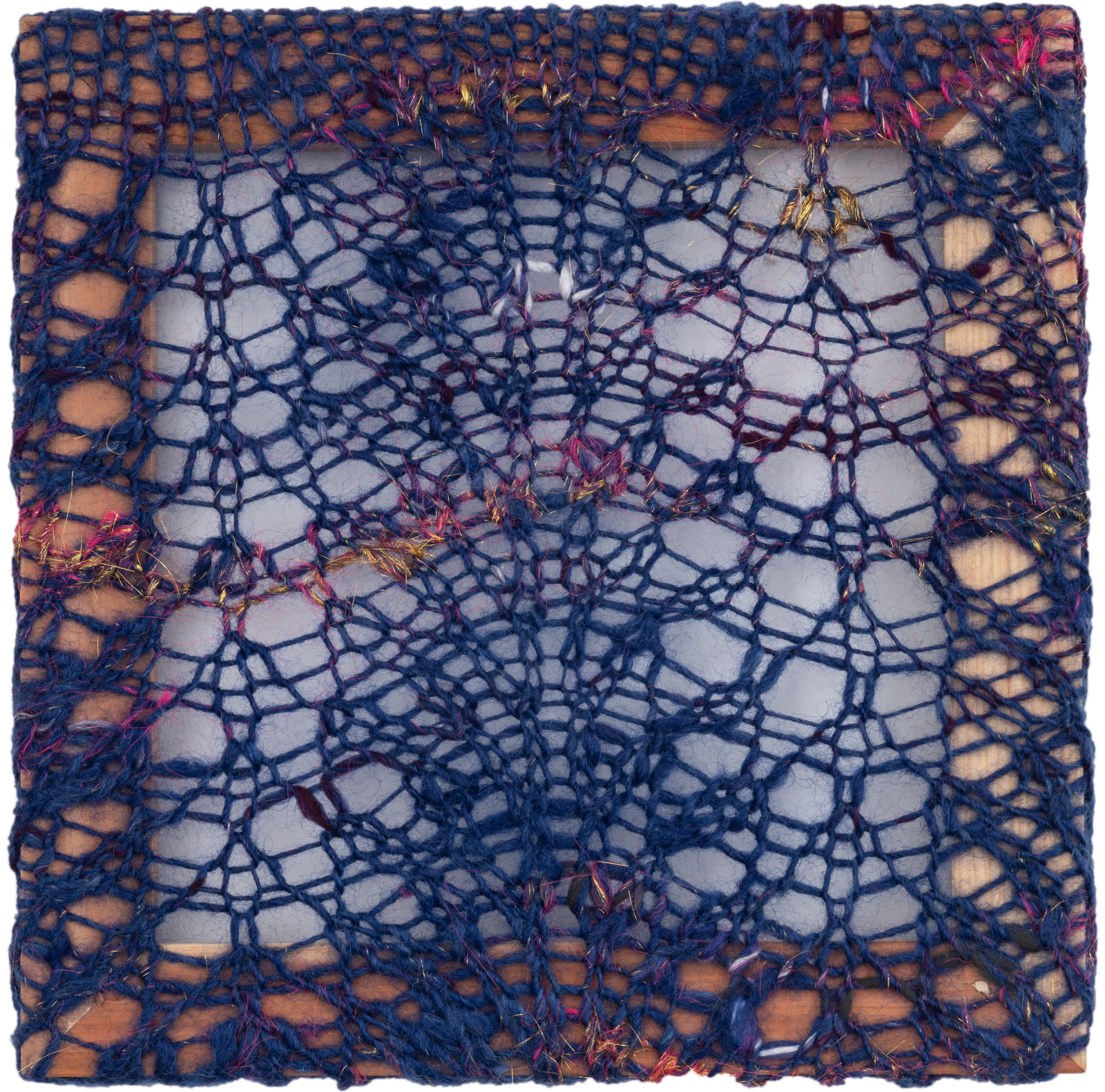 Abstract knitted square