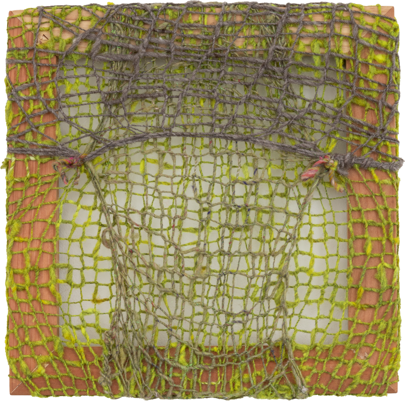 Abstract knitted square